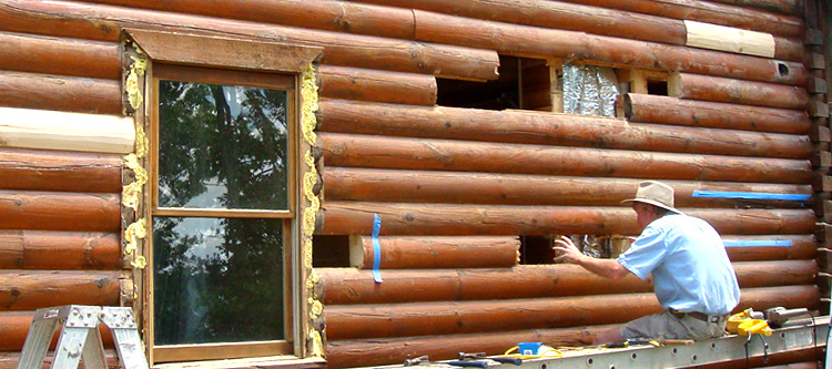 Log Home Repair Isle of Wight County, Virginia